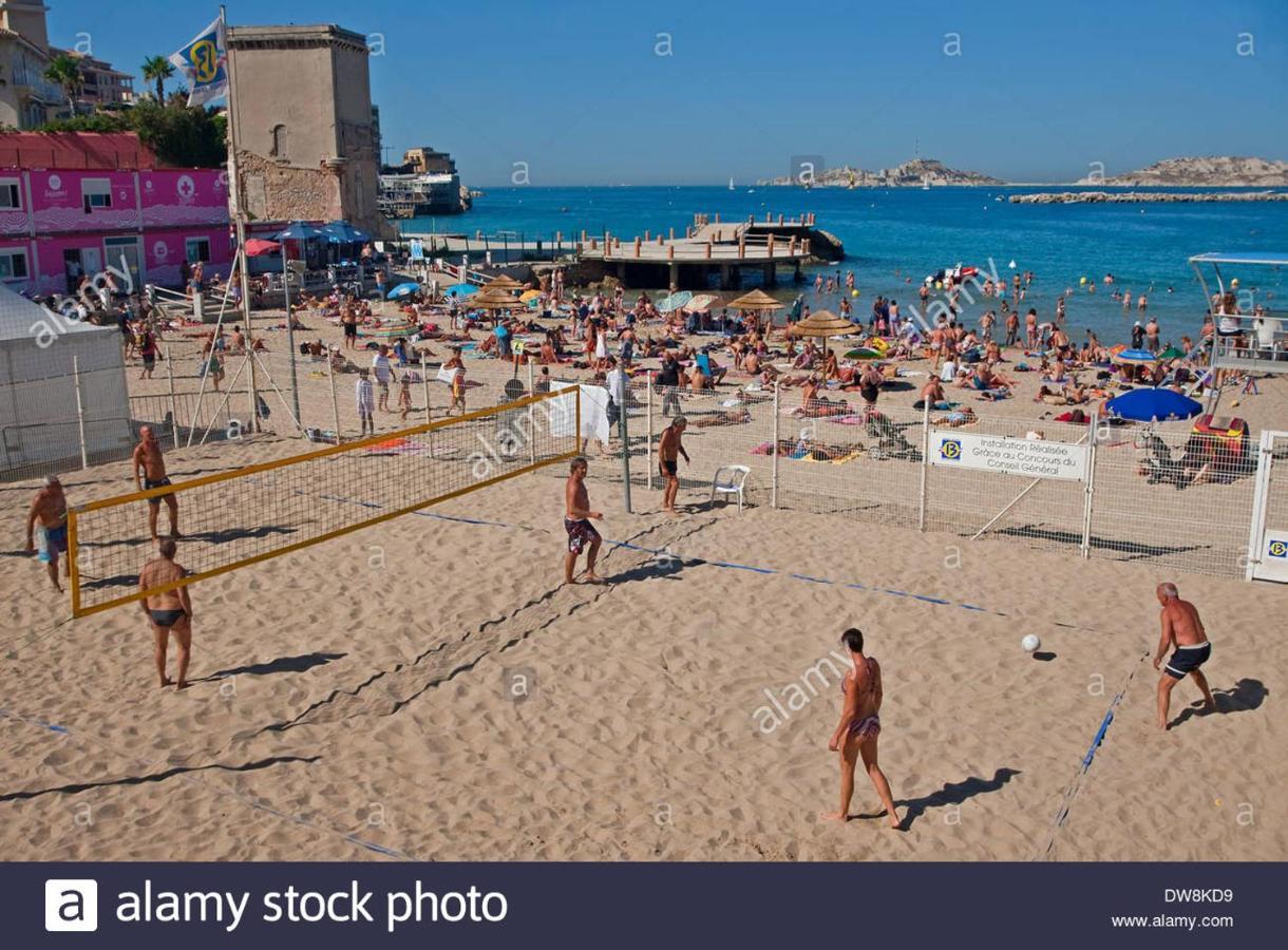 T1 Moderne Plage Des Catalans Marseille Kültér fotó