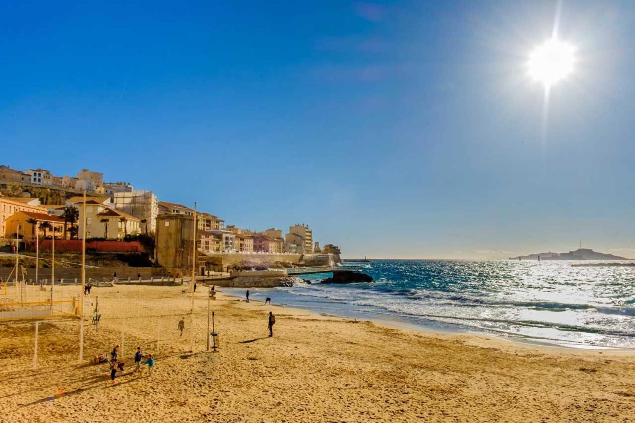 T1 Moderne Plage Des Catalans Marseille Kültér fotó